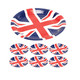 Union Jack Paper Plates - 7in
